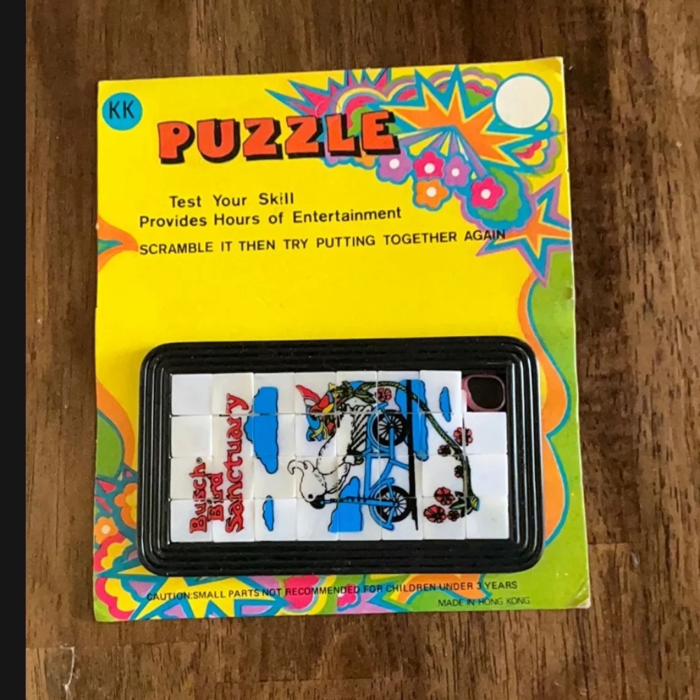 Vintage Busch Garden Slide Puzzle